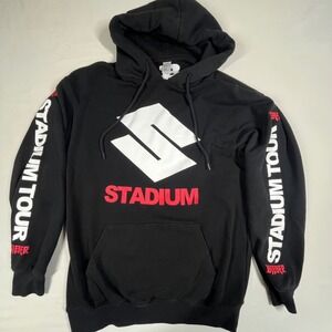 Justin Bieber Stadium Tour 2017 Hoodie Pullover‎ Graphic Print Black Adult Small